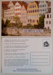 Postkarte Wohnraumbuendnis Tue