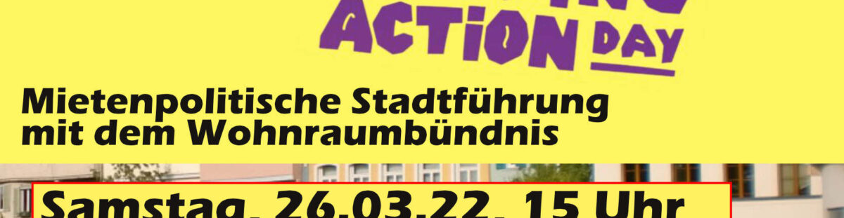 Housing Action Day Sa. 26.3.22: Stadtführung